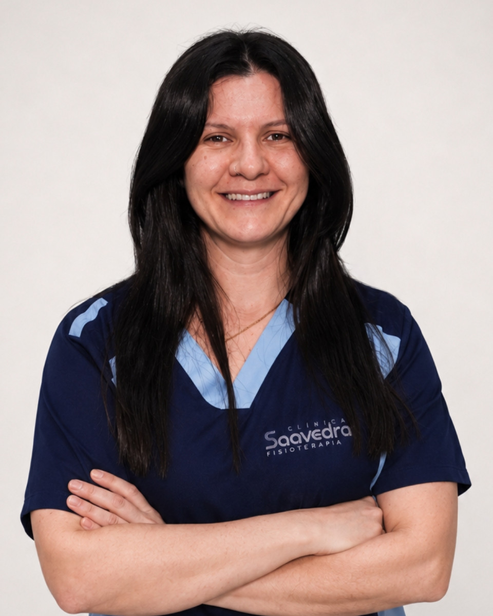 Celia, fisioterapeuta en la clínica de Roquetas de Mar